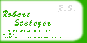 robert stelczer business card