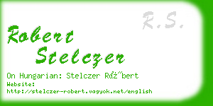 robert stelczer business card